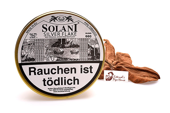 Solani Silver Flake Blend 660 Pipe tobacco 100g Tin Solani Silver Flake Blend 660 Pipe tobacco 100g Tin